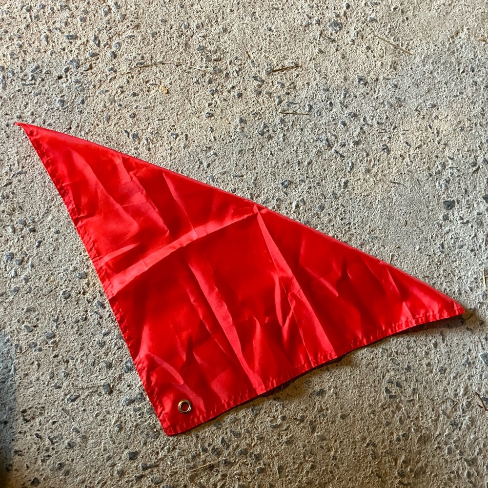 Red Nylon Bandana